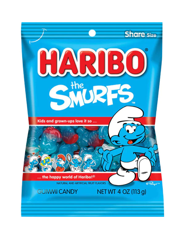 Haribo Smurfs 4oz