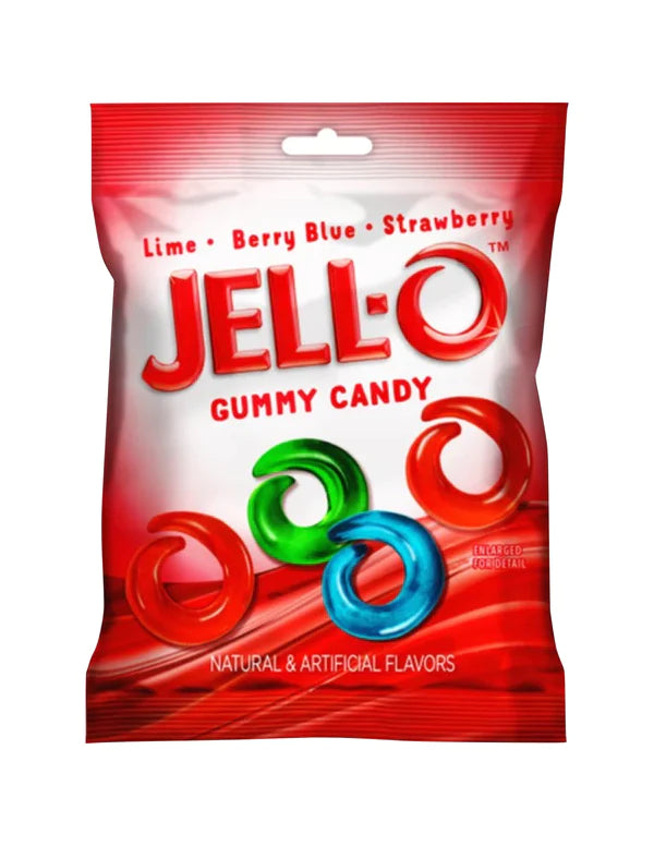 Jell-O Gummies Assorted Peg Bag 4.5oz