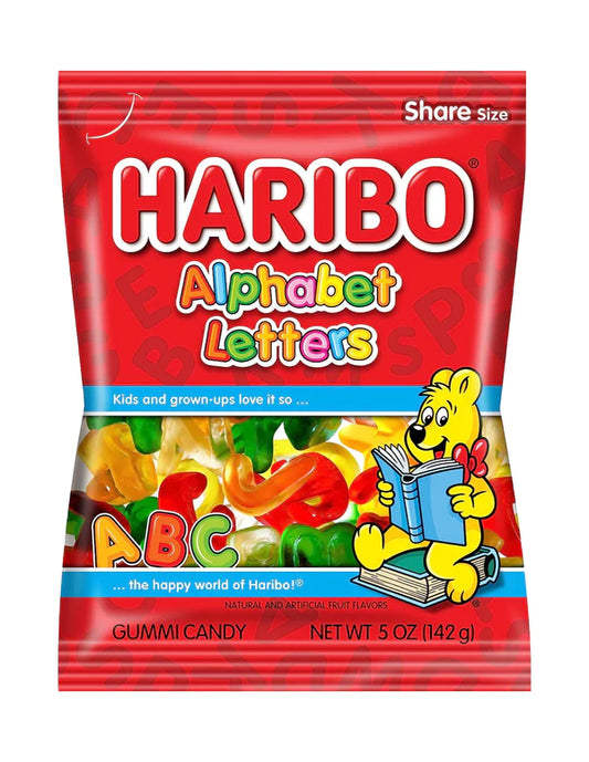 Haribo Alphabet Letters 4oz