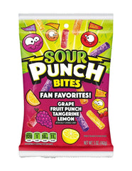 Sour Punch Bites Fan Favorites Peg Bag 5oz