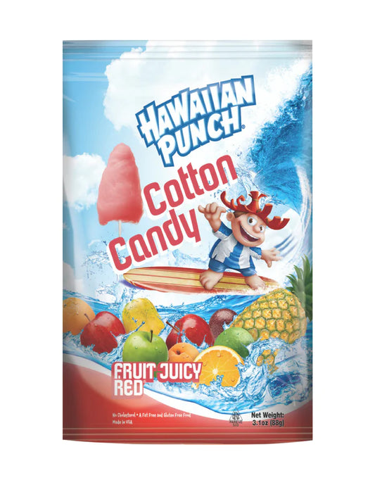 Hawaiian Punch Fruit Juicy Red Cotton Candy 3.1oz