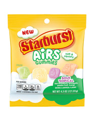 Starburst Airs Gummies Sour Tropical Peg Bag 4.3oz