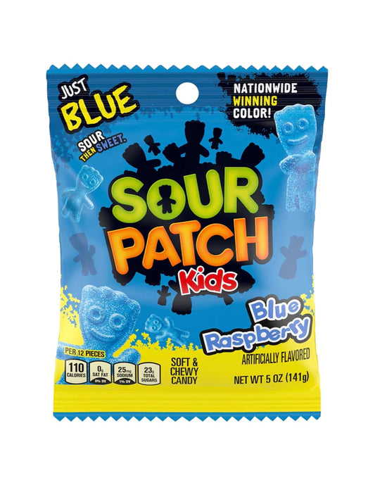 Sour Patch Kids Blue Raspberry Peg Bag 5oz