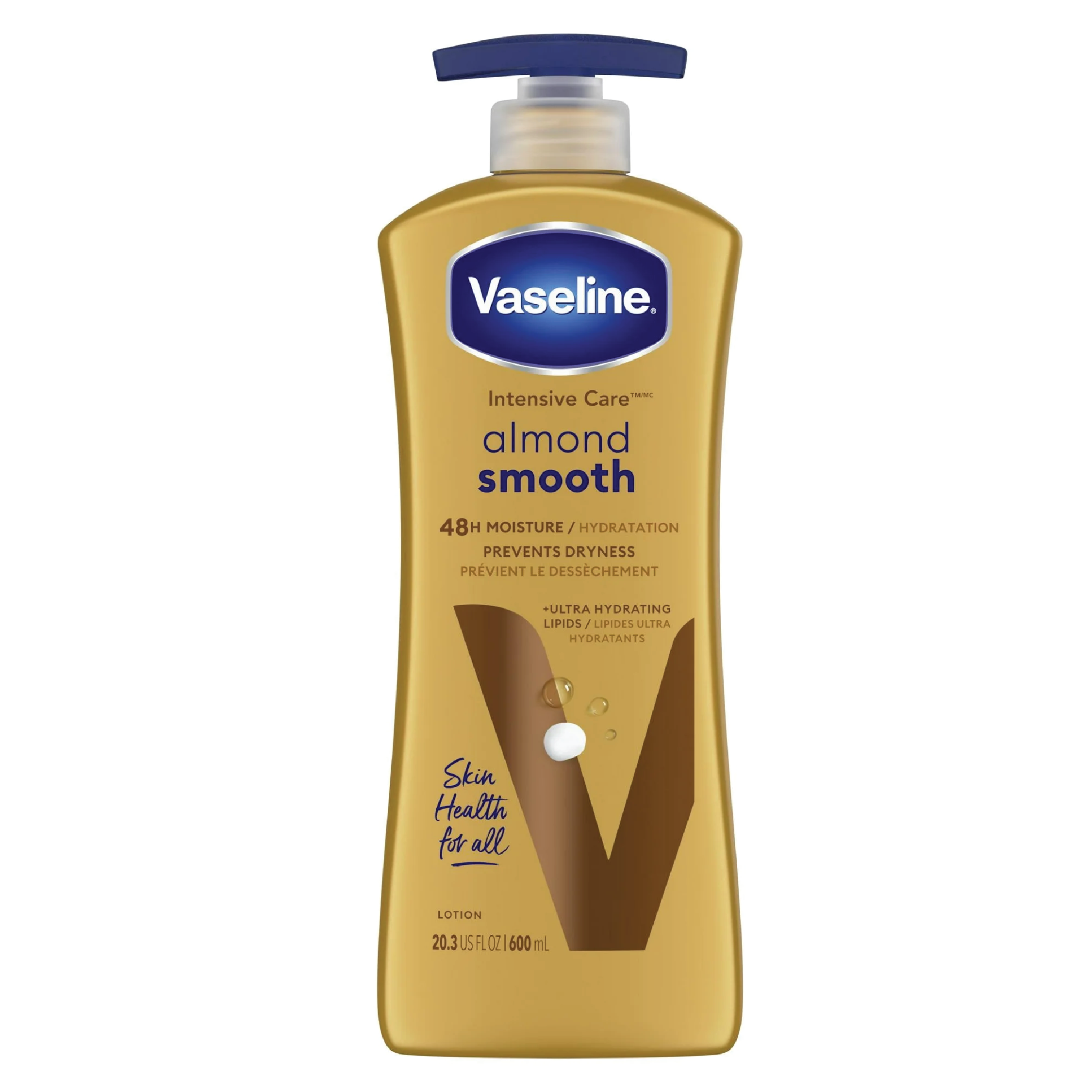 Vaseline Intensive Care Almond Smooth W/Pump 600ml