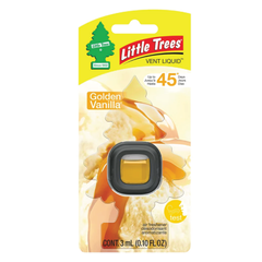 Little Trees Golden Vanilla Vent Liquid Odor Eliminator Air Freshener .1oz
