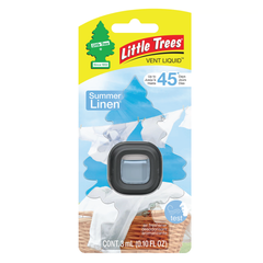 Little Trees Summer Linen Vent Liquid Odor Eliminator Air Freshener .1oz