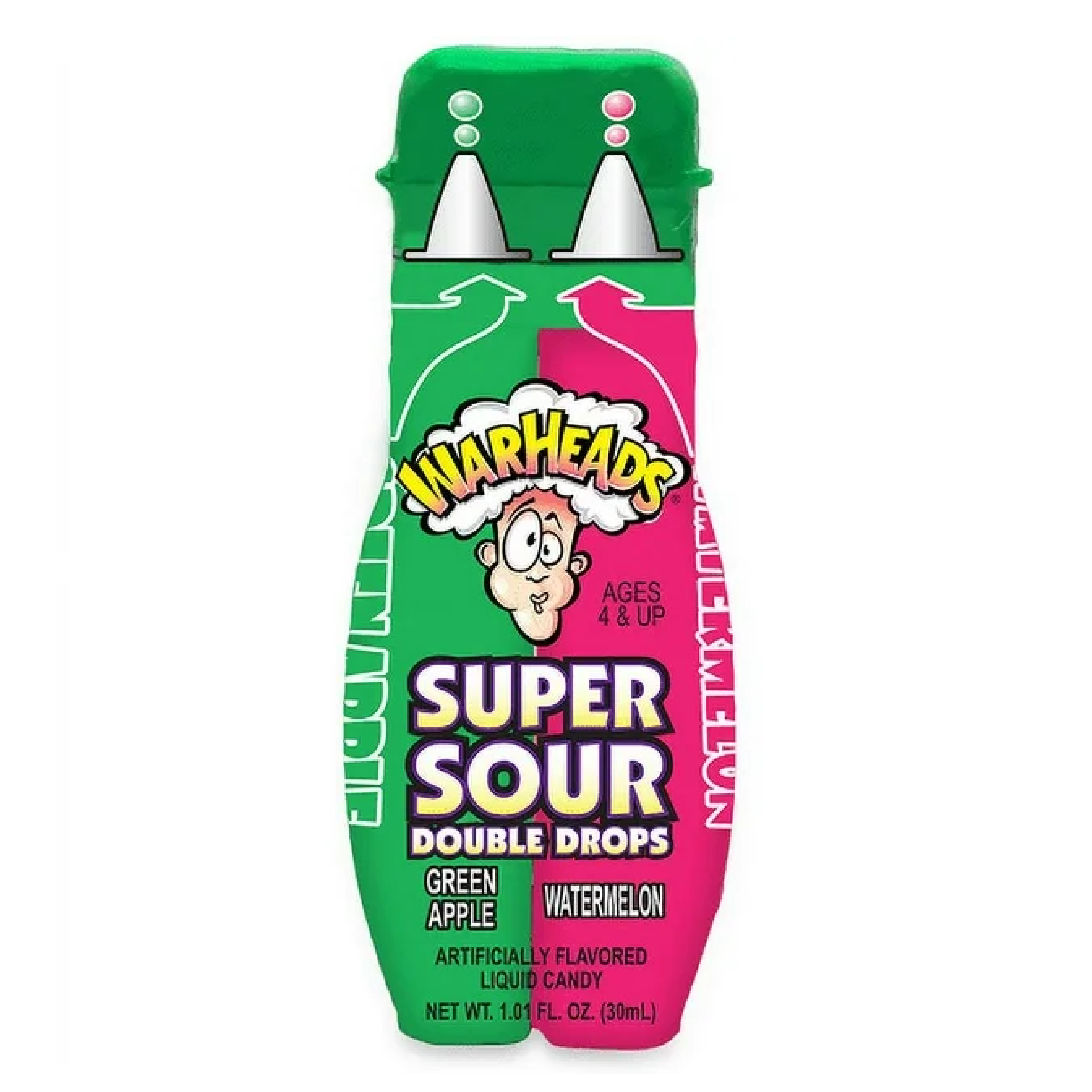 Warheads Super Sour Assorted Flavor Double Drops 30ml