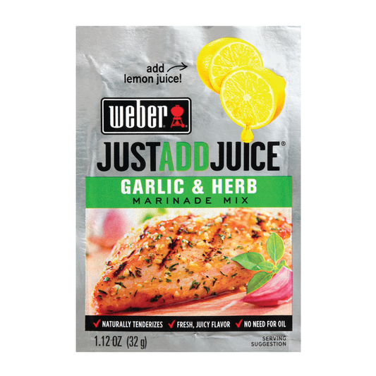 Weber Just Add Juice Garlic Herb Marinade Mix 1.12oz