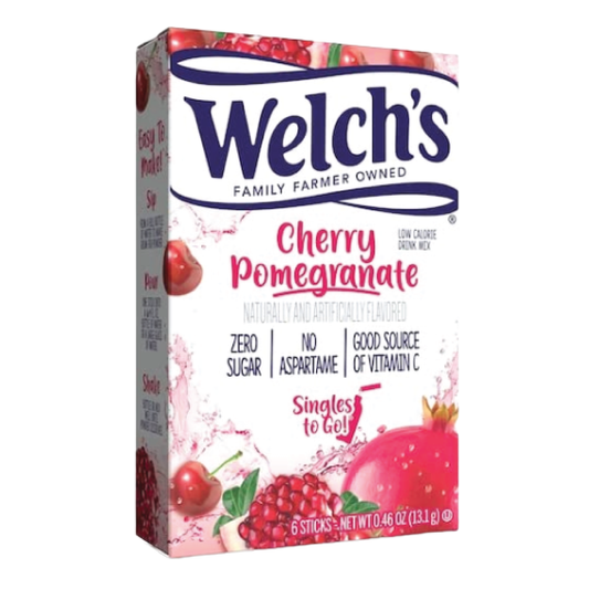 Welch's Cherry Pomegranate Singles To Go Drink Mix | 6 Sticks
