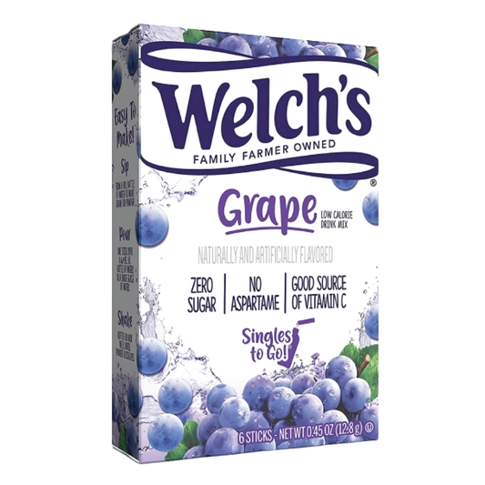 Welch's Grape Singles To Go Drink Mix | 6 Sticks
