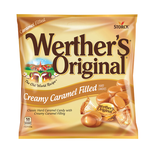 Werther's Creamy Caramel Filled Peg Bag 2.65oz