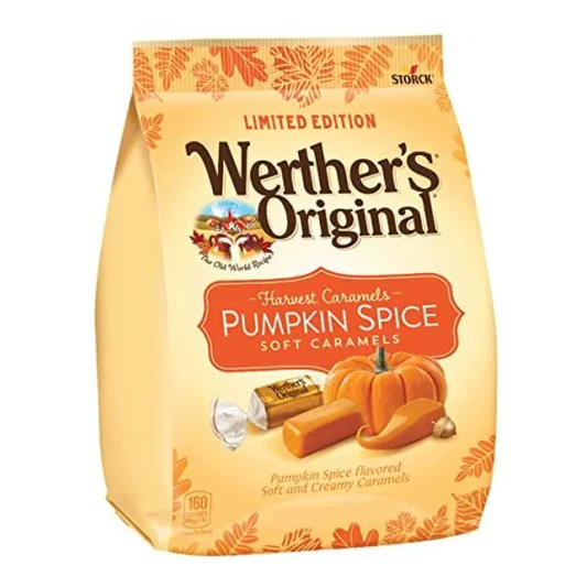 Werther's Original Pumpkin Spice Limited Edition Soft Caramels 8.57oz
