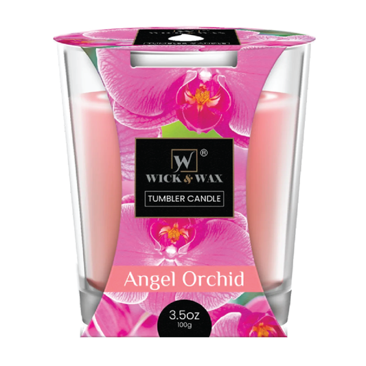 Wick & Wax Angel Orchid Tumbler Candle 3.5oz