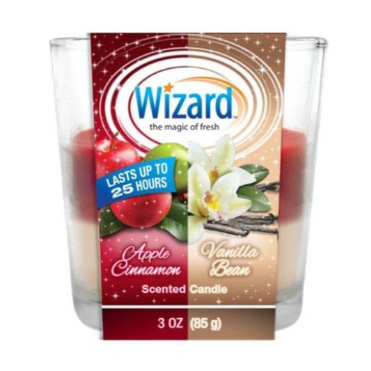 Wizard Apple Cinnamon & Vanilla Bean Candle Jar 3oz