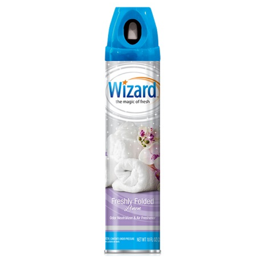 Wizard Freshly Folded Linen Air Freshener Spray 10oz