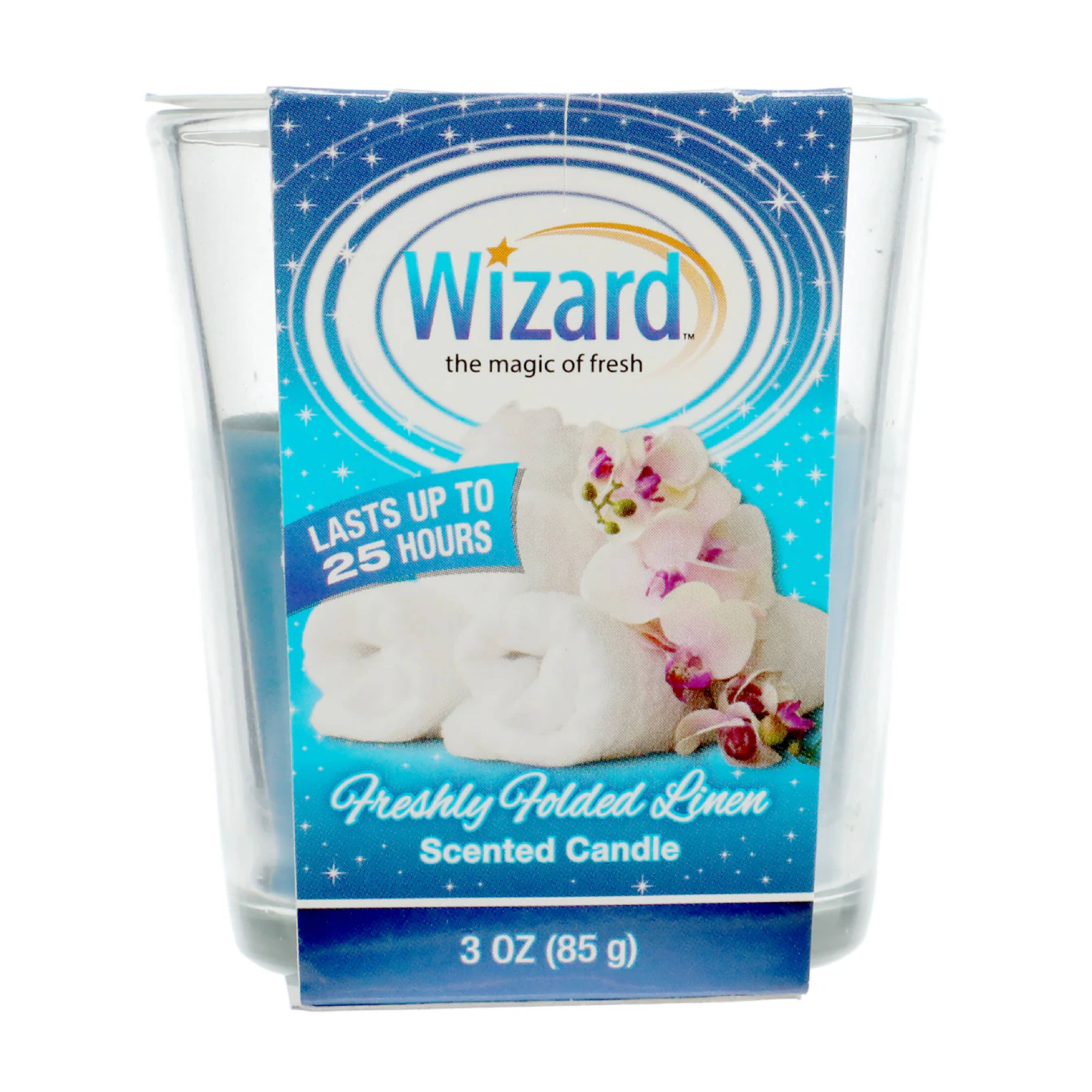 Wizard Freshly Folded Linen Candle Jar 3oz