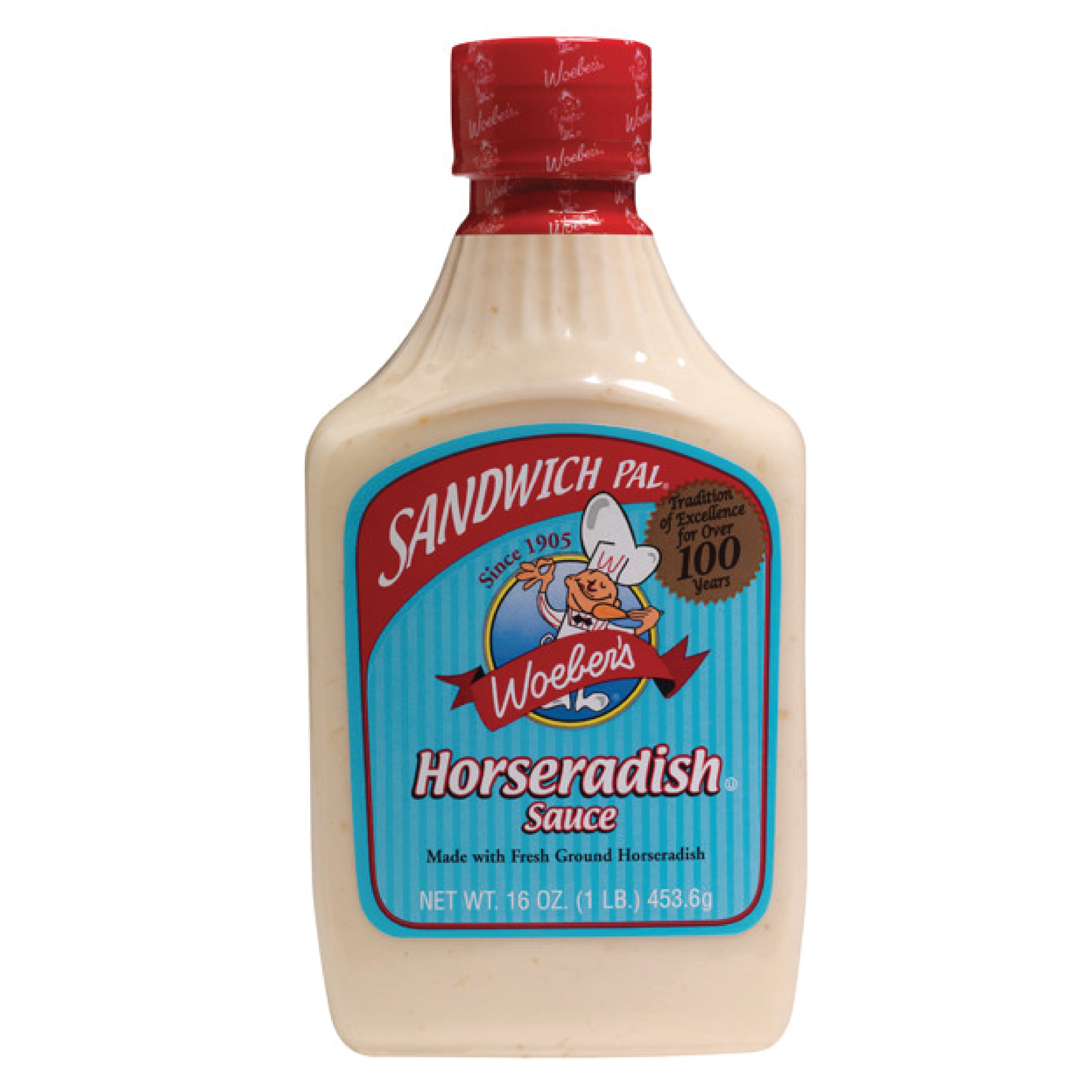 Woeber's Sandwich Pal Fresh Ground Horseradish Sauce 16oz