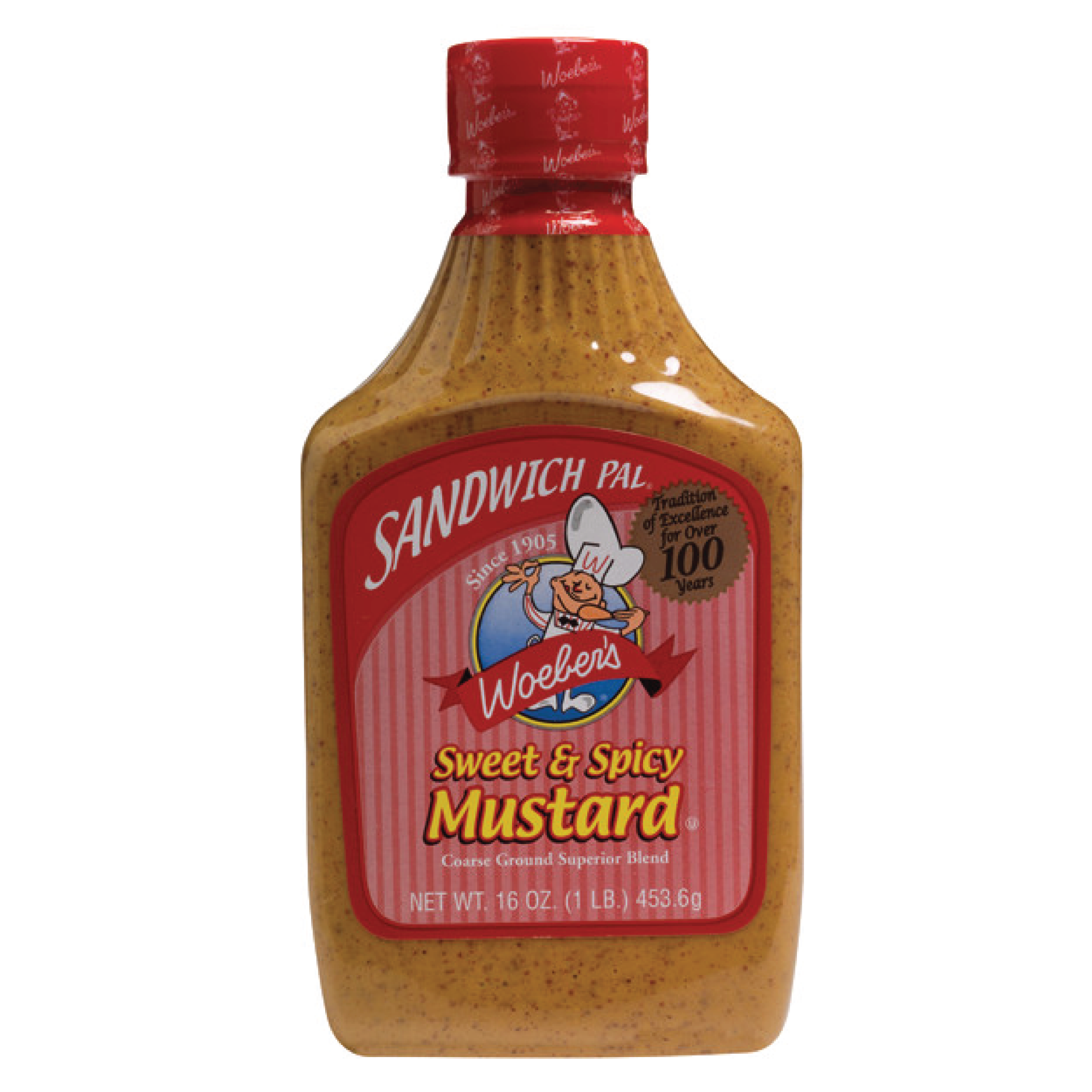 Woeber's Sandwich Pal Sweet & Spicy Gourmet Blend Mustard 16oz