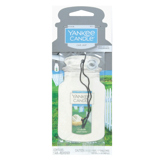 Yankee Candle Clean Cotton Hanging Car Air Freshener