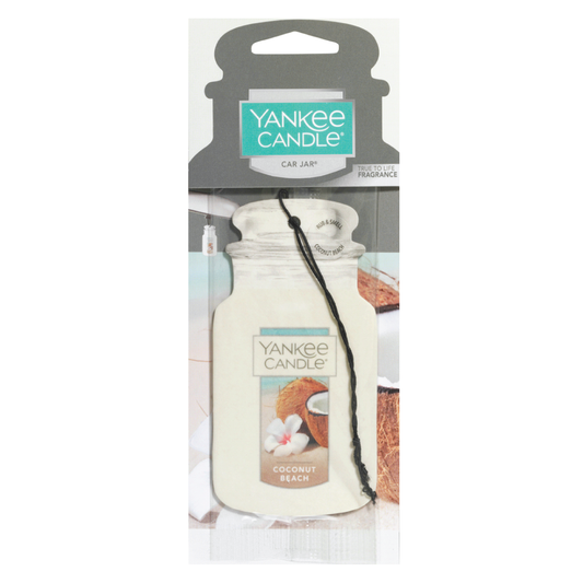 Yankee Candle Coconut Beach Hanging Car Air Freshener