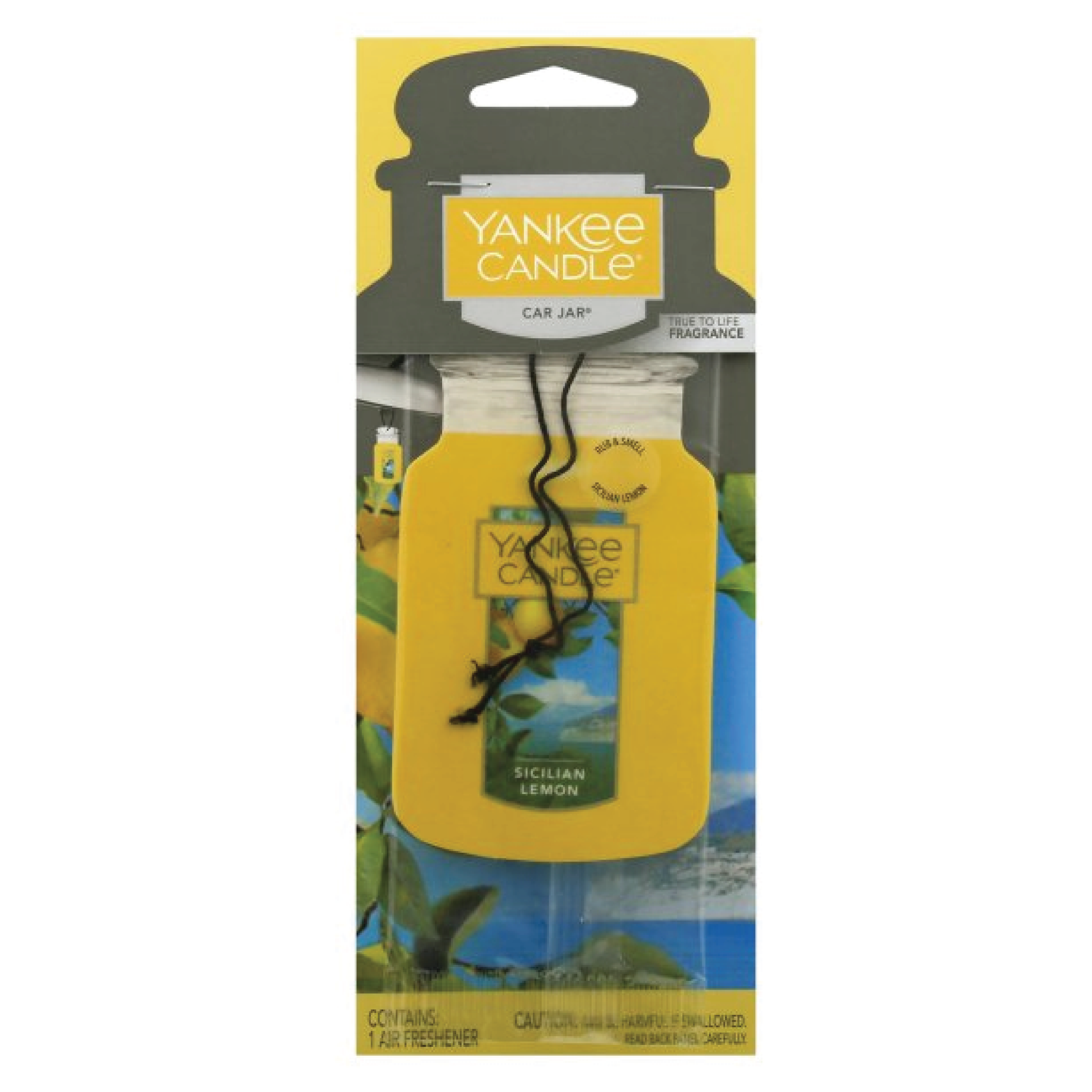 Yankee Candle Sicilian Lemon Hanging Car Air Freshener