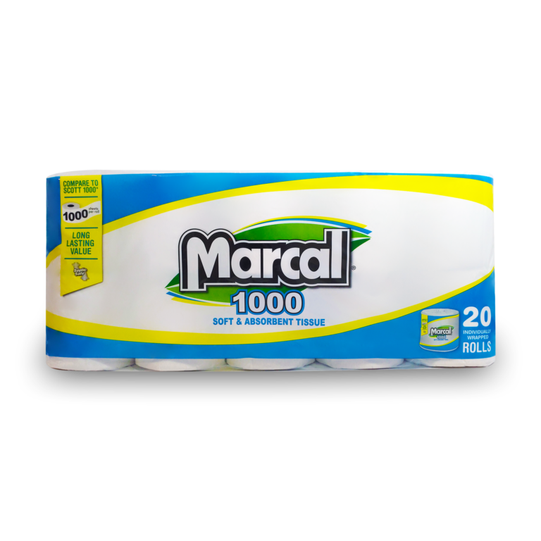 Marcal 1000 Soft & Absorbent Tissue Rolls 20 Pack