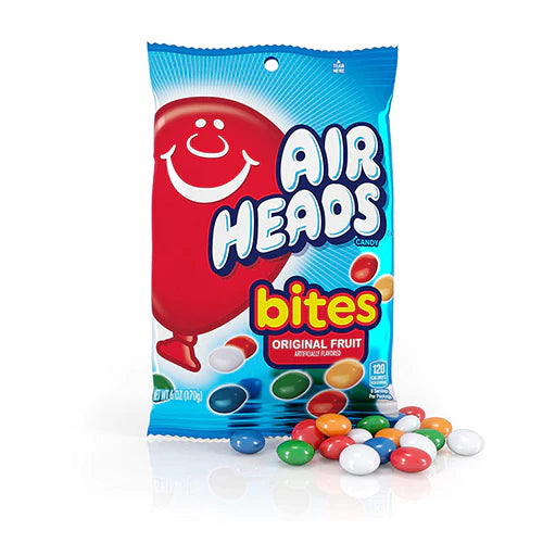 Air Heads Bites Fruit Peg 6oz