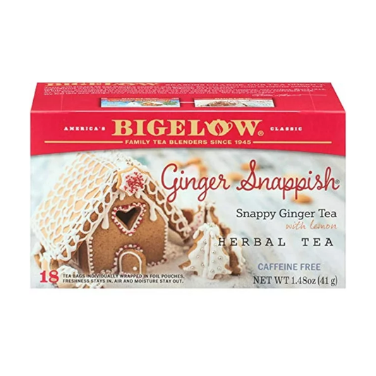 Bigelow Ginger Snappish Herbal Tea | 18 Tea Bags