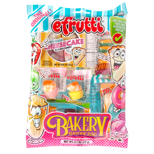 Efrutti Gummi Candy Bakery Shoppe 2.7 oz