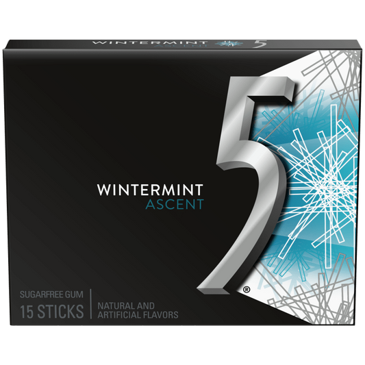 5 Gum Wintermint Ascent Gum 15 Count