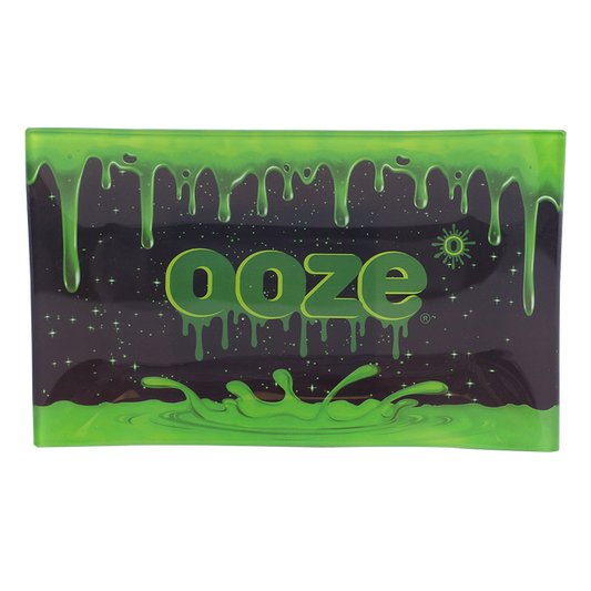 Ooze Logo Shatter Resistant Medium Premium Glass Tray