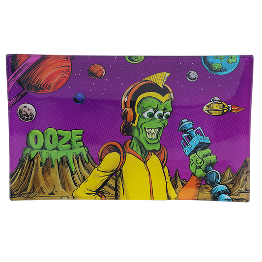 Ooze Shatter Resistant Medium Invasion Premium Glass Tray