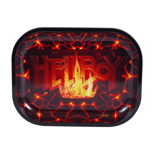 Famous Brandz Small Hell Boy Fire Rolling Tray