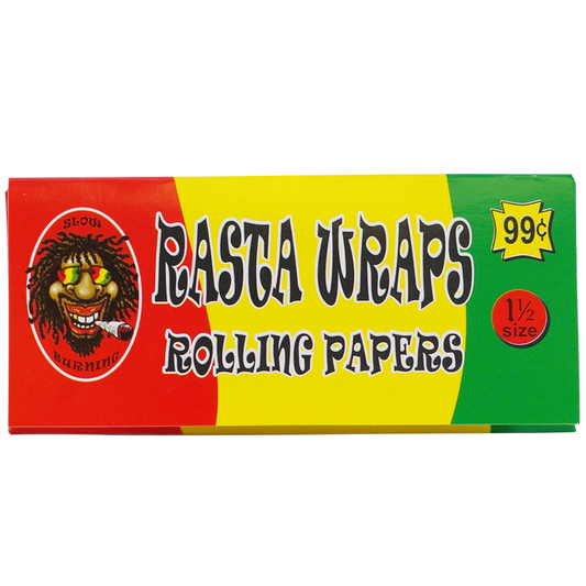 Rasta Wraps 1 1/2 Rolling Papers