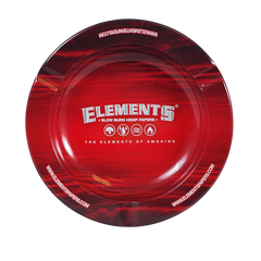 Elements Red Mini Round Magnetic Metal Ashtray 5