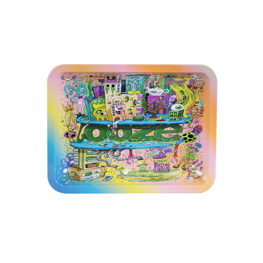Ooze Small Oozeville Metal Rolling Tray
