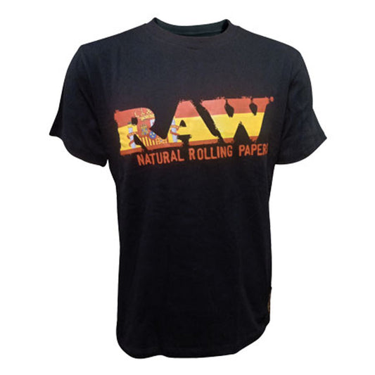 Raw 100% Cotton Black Shirt Spanish Flag Design