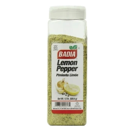 Badia Lemon Pepper Pint 1.5lbs