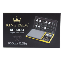 King Palm KP-S100 Digital Mini Scale Gold Plated Accents 100G
