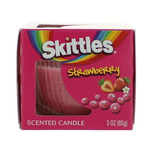 Skittles Strawberry Scented Candle 3oz