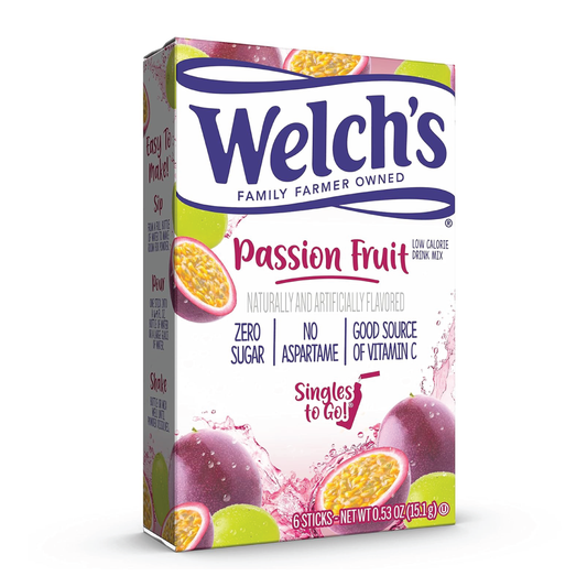Welch's Singles To Go Passion Fruit Drink Mix .53oz