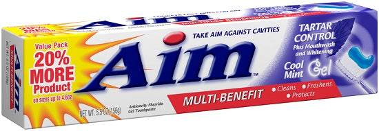 Aim Toothpaste Multiple Options 5.5OZ