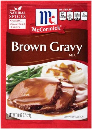 McCormick Brown Gravy Mix .87OZ