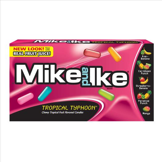Mike and Ike Box Tropical Typhoon 5 oz