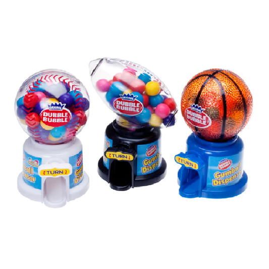 Dubble Bubble Sport Balls Gumball Dispenser 1.41OZ
