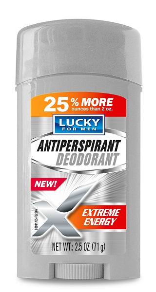 Lucky Men's Deodorant Extreme Energy 2.5 oz
