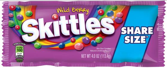 Skittles Share Size Wild Berry 4 oz
