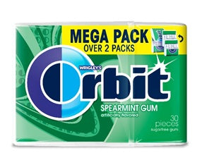 Wrigley's Orbit Spearmint Gum | 30 Pieces