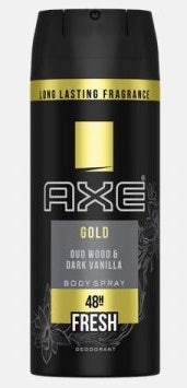 Axe Body Spray Gold Temptation  150 ml