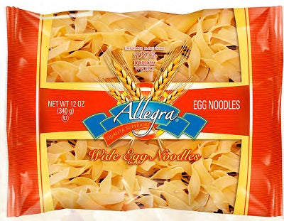 Allegra Egg Noodles Wide 12 oz